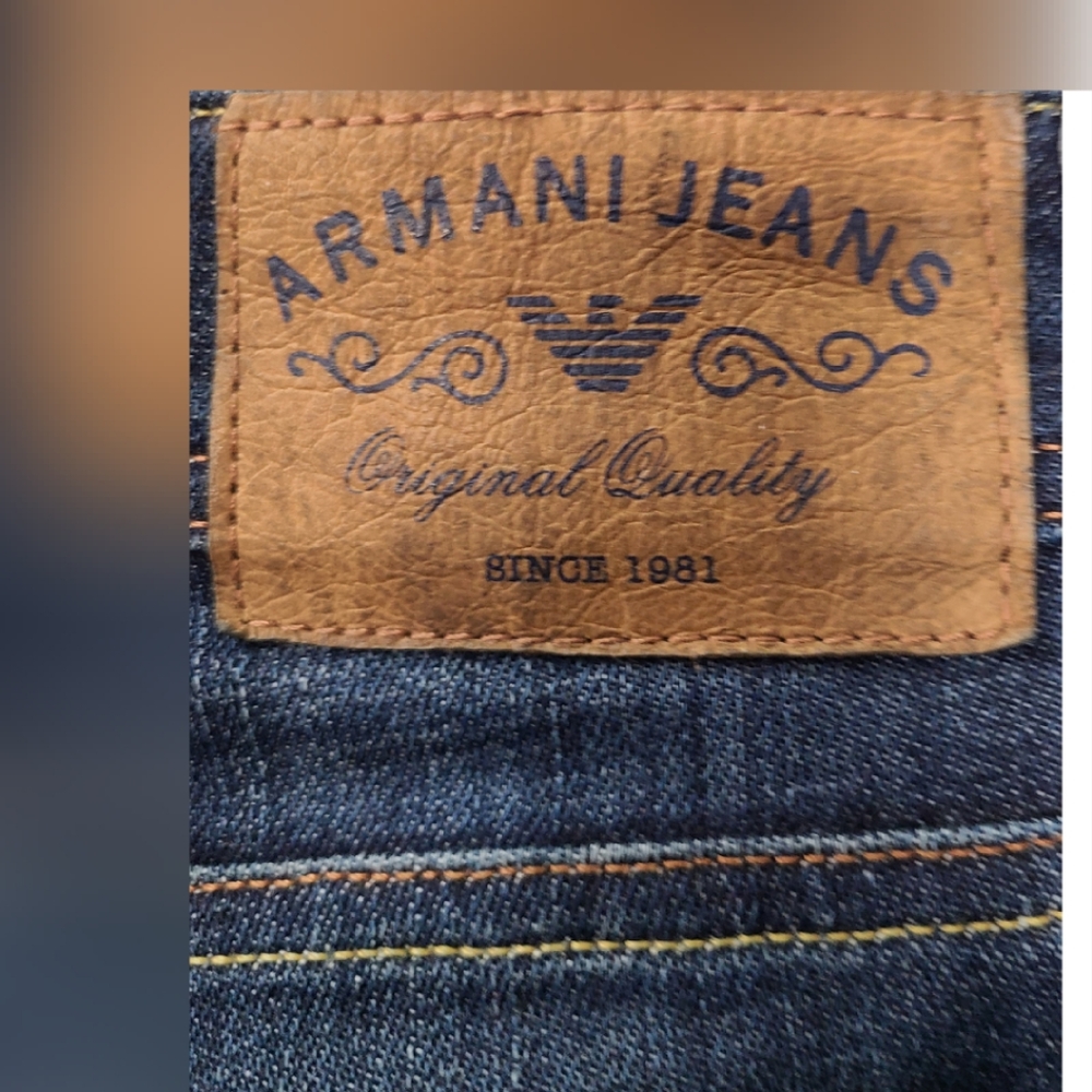 AJ Armani Jeans J351F Love Heart Eagle logo Jeans - Picture 5 of 7